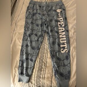 NWT Peanuts snoopy jogger pant xxl